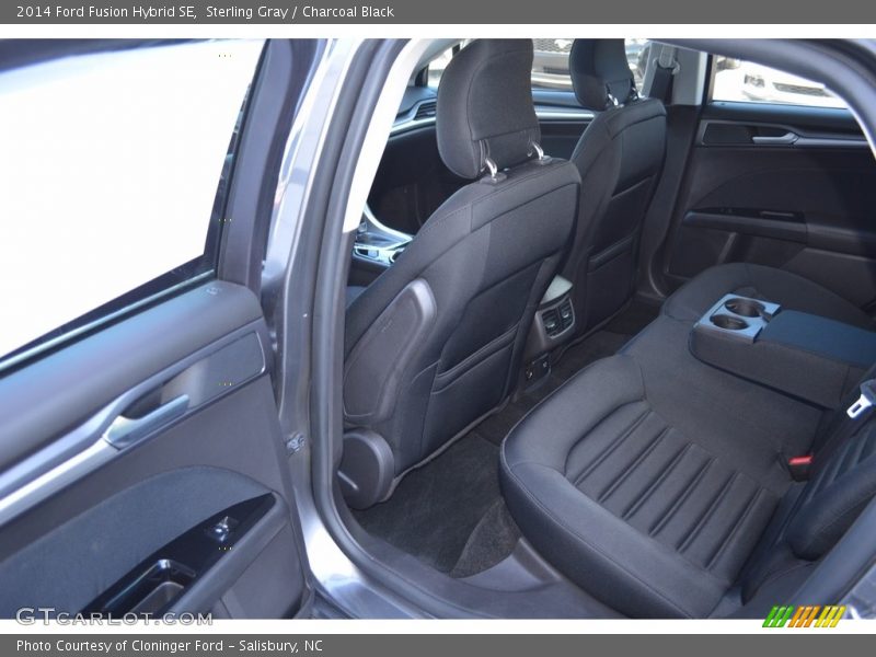 Sterling Gray / Charcoal Black 2014 Ford Fusion Hybrid SE