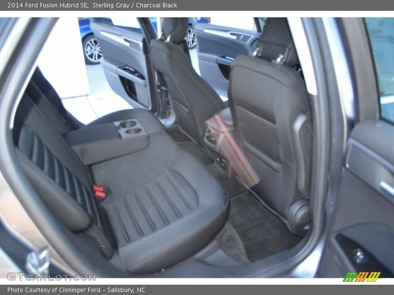 Sterling Gray / Charcoal Black 2014 Ford Fusion Hybrid SE
