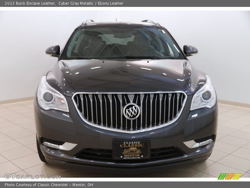 Cyber Gray Metallic / Ebony Leather 2013 Buick Enclave Leather