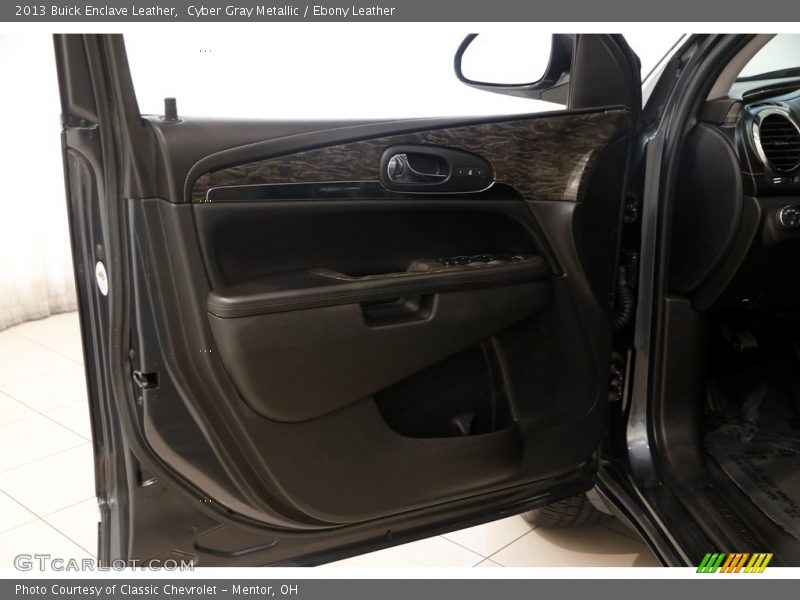Cyber Gray Metallic / Ebony Leather 2013 Buick Enclave Leather