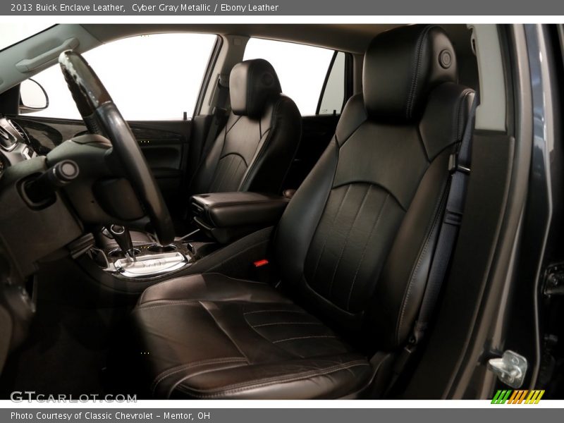 Cyber Gray Metallic / Ebony Leather 2013 Buick Enclave Leather