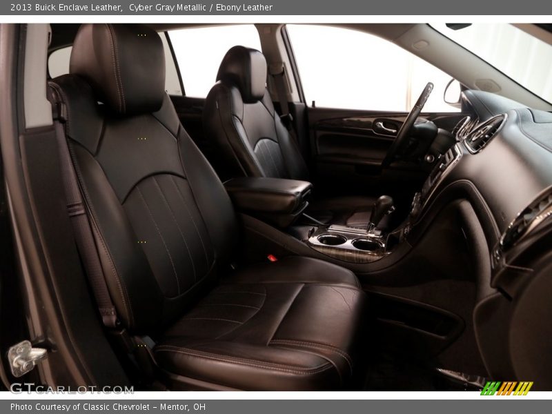 Cyber Gray Metallic / Ebony Leather 2013 Buick Enclave Leather