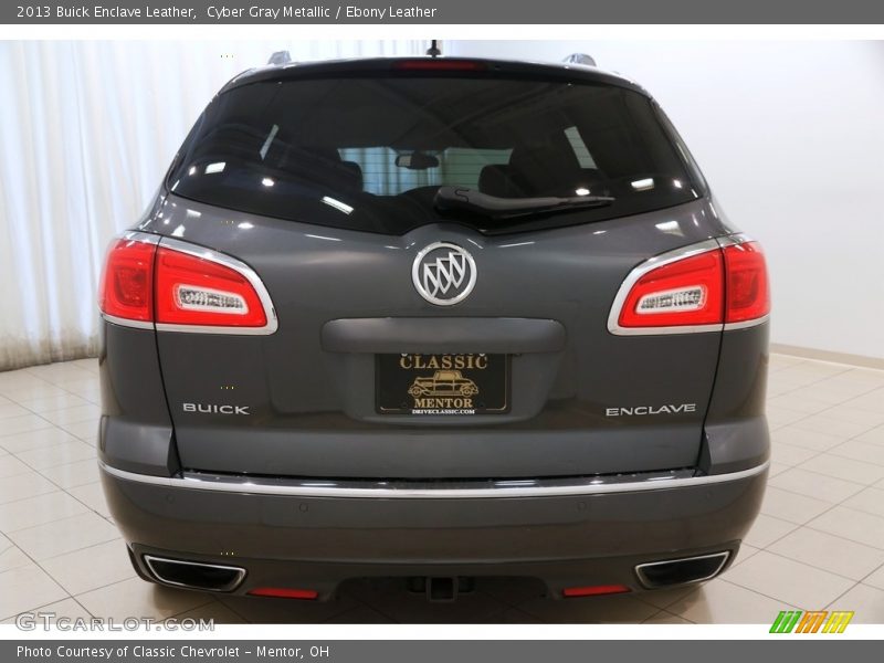 Cyber Gray Metallic / Ebony Leather 2013 Buick Enclave Leather
