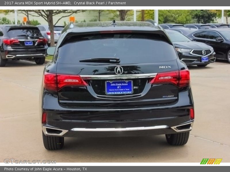 Crystal Black Pearl / Parchment 2017 Acura MDX Sport Hybrid SH-AWD