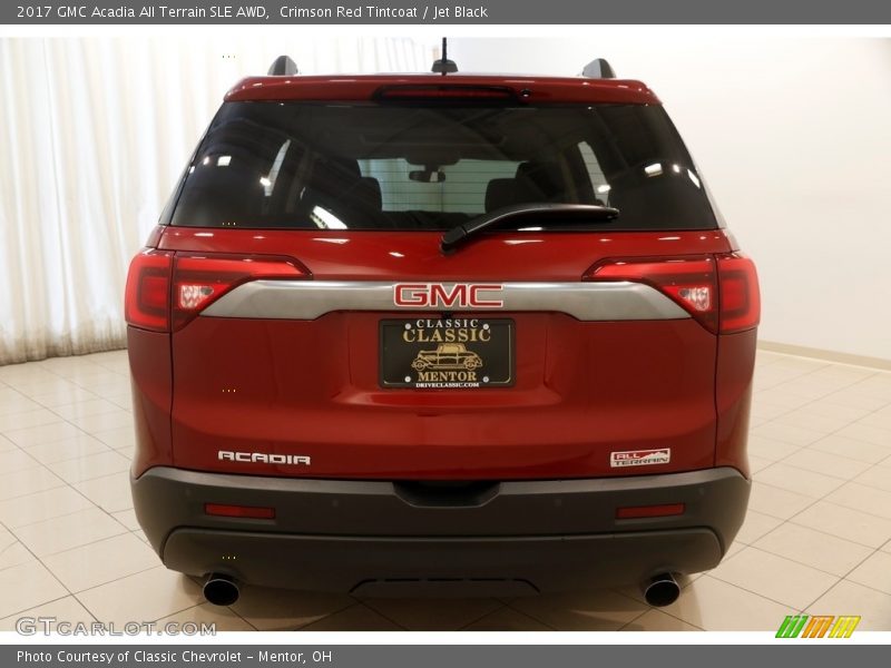 Crimson Red Tintcoat / Jet Black 2017 GMC Acadia All Terrain SLE AWD