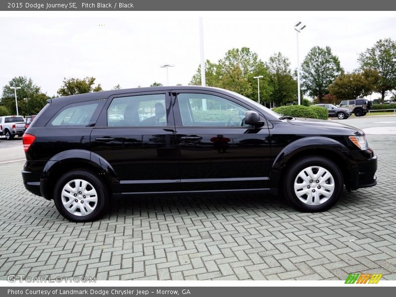 Pitch Black / Black 2015 Dodge Journey SE