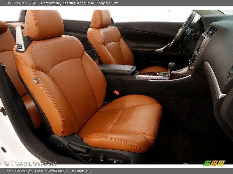 Starfire White Pearl / Saddle Tan 2012 Lexus IS 250 C Convertible