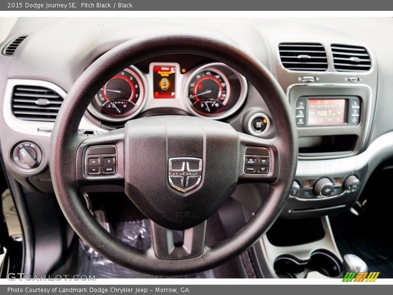 Pitch Black / Black 2015 Dodge Journey SE