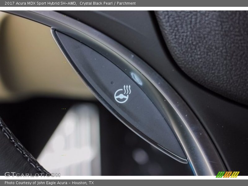 Crystal Black Pearl / Parchment 2017 Acura MDX Sport Hybrid SH-AWD