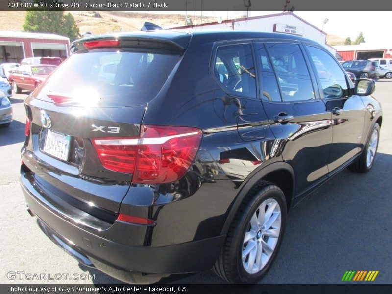 Carbon Black Metallic / Black 2013 BMW X3 xDrive 28i