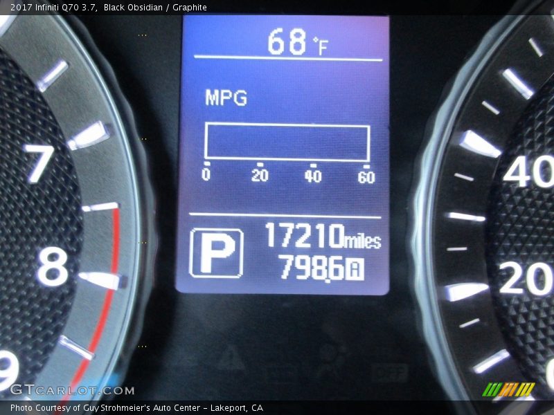 Black Obsidian / Graphite 2017 Infiniti Q70 3.7