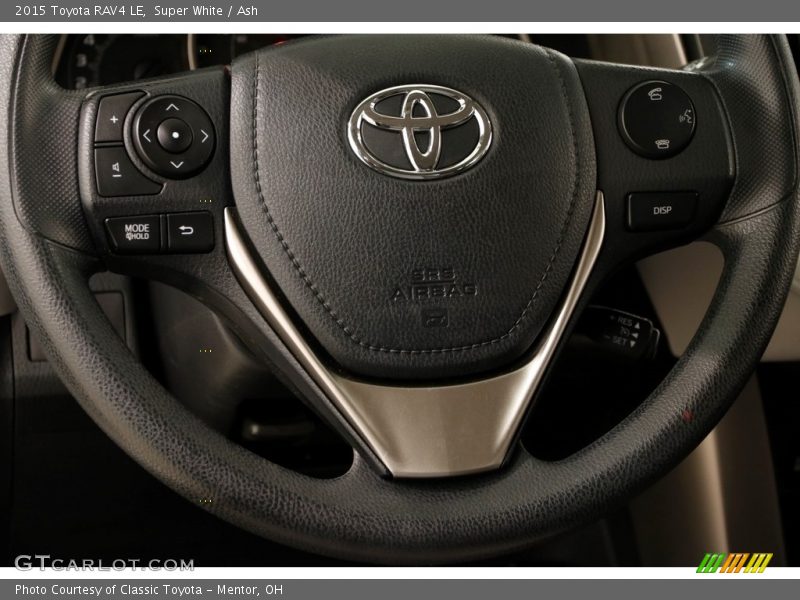 Super White / Ash 2015 Toyota RAV4 LE