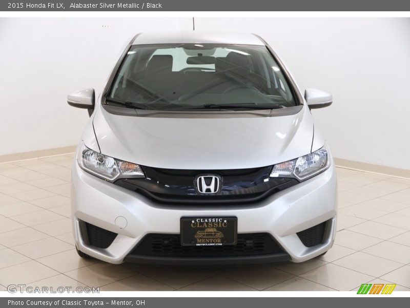 Alabaster Silver Metallic / Black 2015 Honda Fit LX