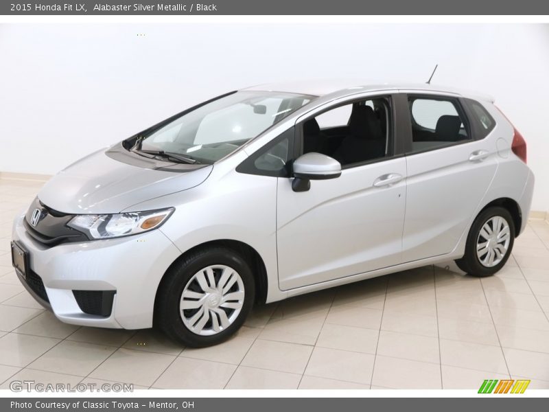 Alabaster Silver Metallic / Black 2015 Honda Fit LX
