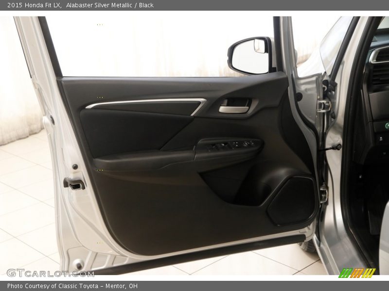 Alabaster Silver Metallic / Black 2015 Honda Fit LX