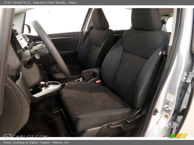 Alabaster Silver Metallic / Black 2015 Honda Fit LX