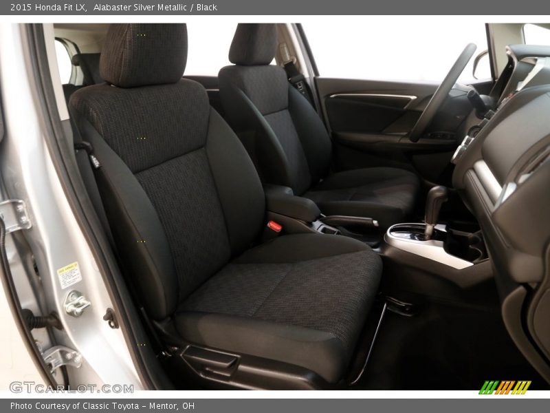 Alabaster Silver Metallic / Black 2015 Honda Fit LX