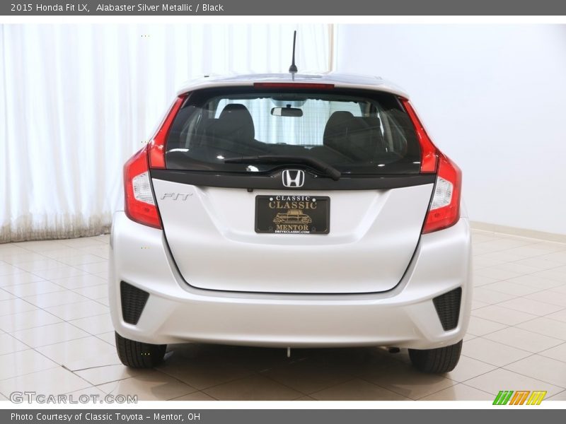 Alabaster Silver Metallic / Black 2015 Honda Fit LX