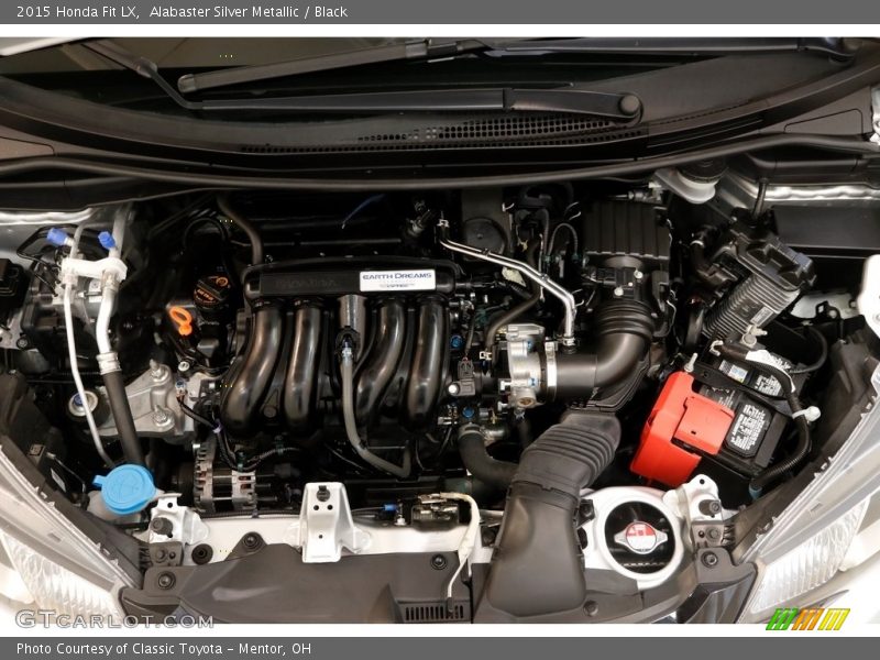 Alabaster Silver Metallic / Black 2015 Honda Fit LX