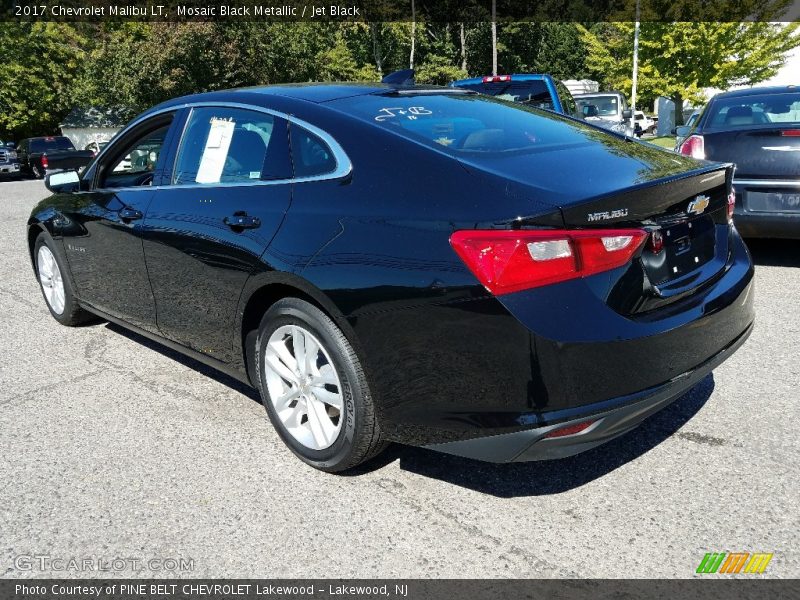 Mosaic Black Metallic / Jet Black 2017 Chevrolet Malibu LT