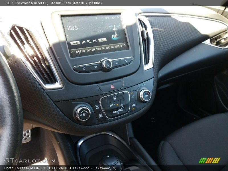 Mosaic Black Metallic / Jet Black 2017 Chevrolet Malibu LT