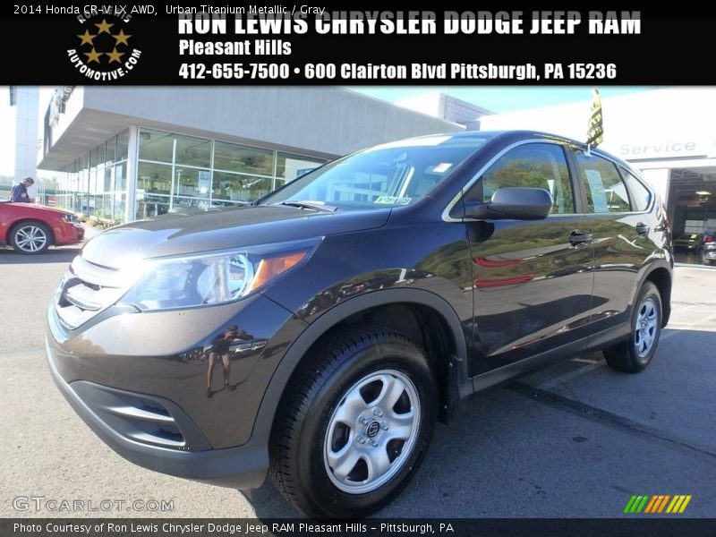 Urban Titanium Metallic / Gray 2014 Honda CR-V LX AWD