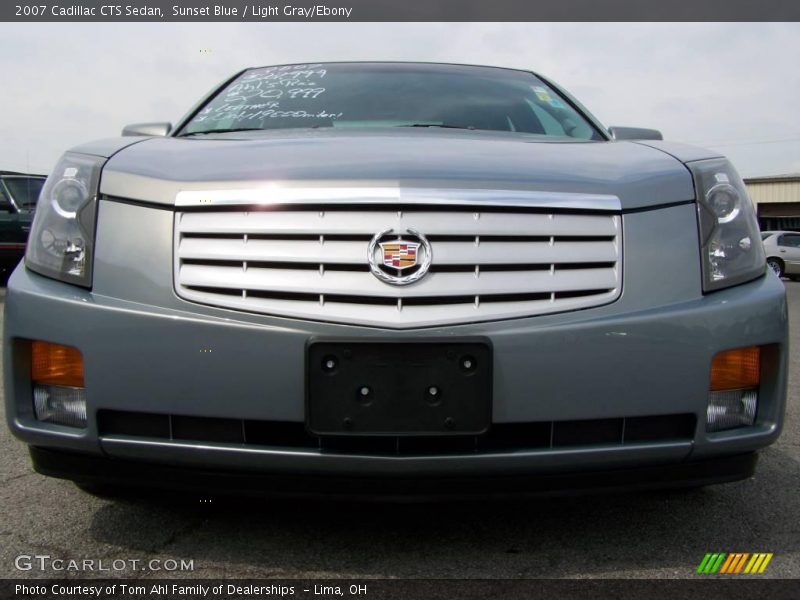 Sunset Blue / Light Gray/Ebony 2007 Cadillac CTS Sedan