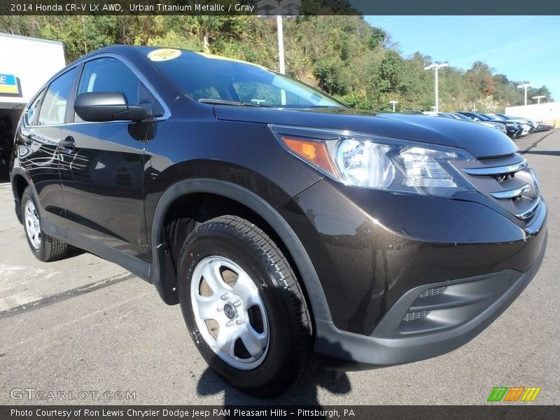 Urban Titanium Metallic / Gray 2014 Honda CR-V LX AWD
