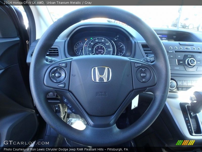 Urban Titanium Metallic / Gray 2014 Honda CR-V LX AWD