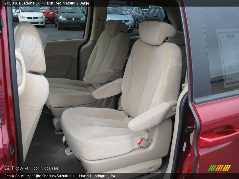 Claret Red Metallic / Beige 2008 Kia Sedona LX
