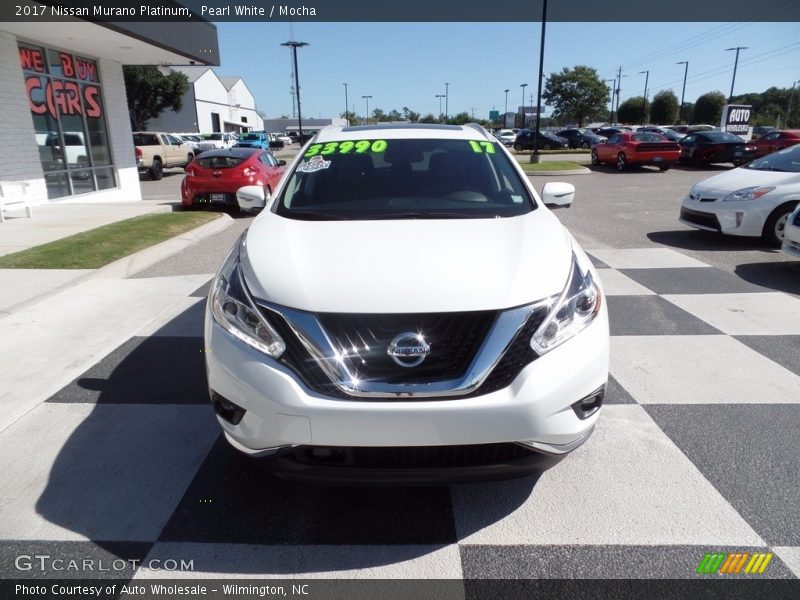 Pearl White / Mocha 2017 Nissan Murano Platinum