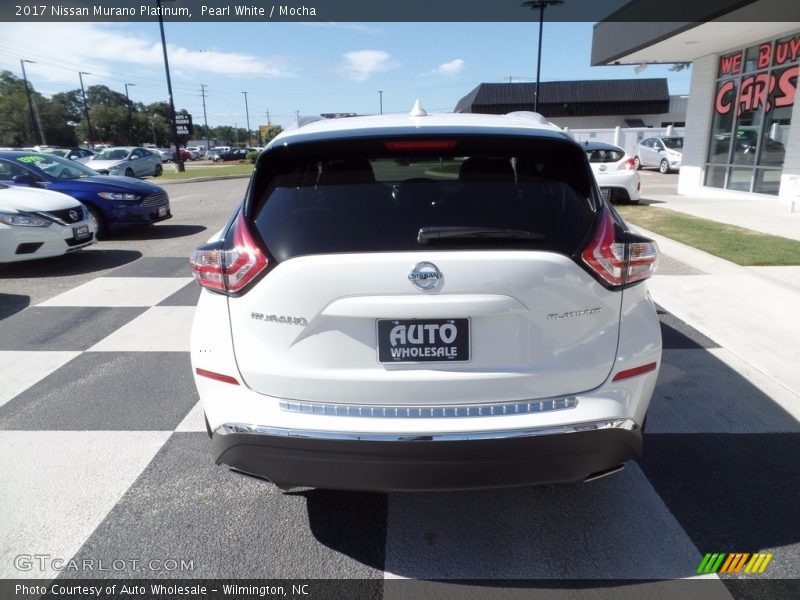 Pearl White / Mocha 2017 Nissan Murano Platinum