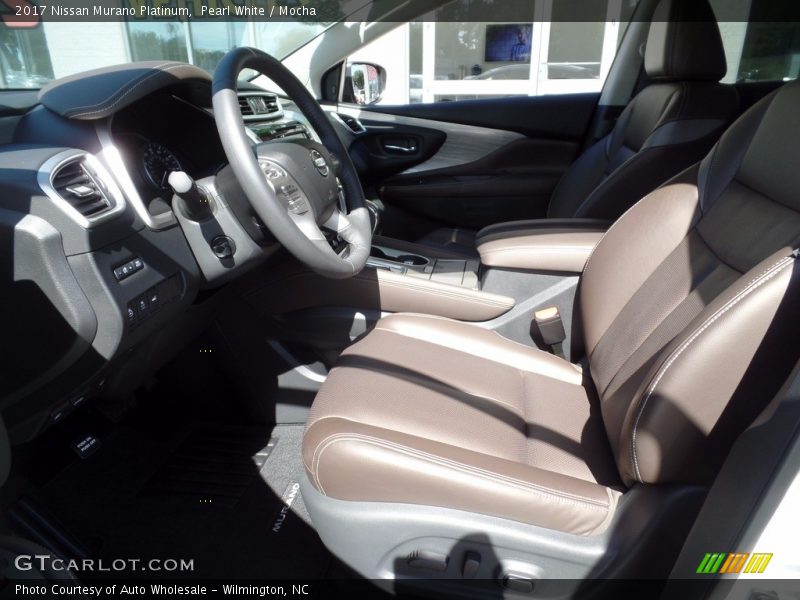 Pearl White / Mocha 2017 Nissan Murano Platinum