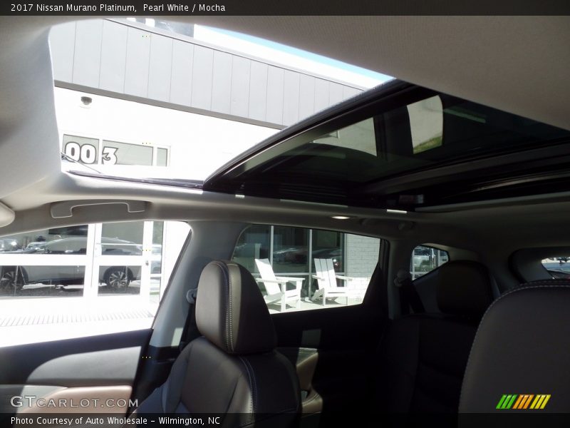 Pearl White / Mocha 2017 Nissan Murano Platinum