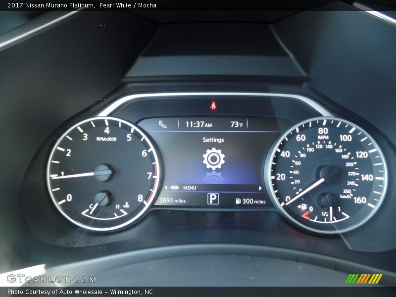 Pearl White / Mocha 2017 Nissan Murano Platinum