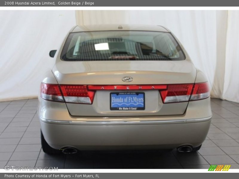 Golden Beige / Beige 2008 Hyundai Azera Limited