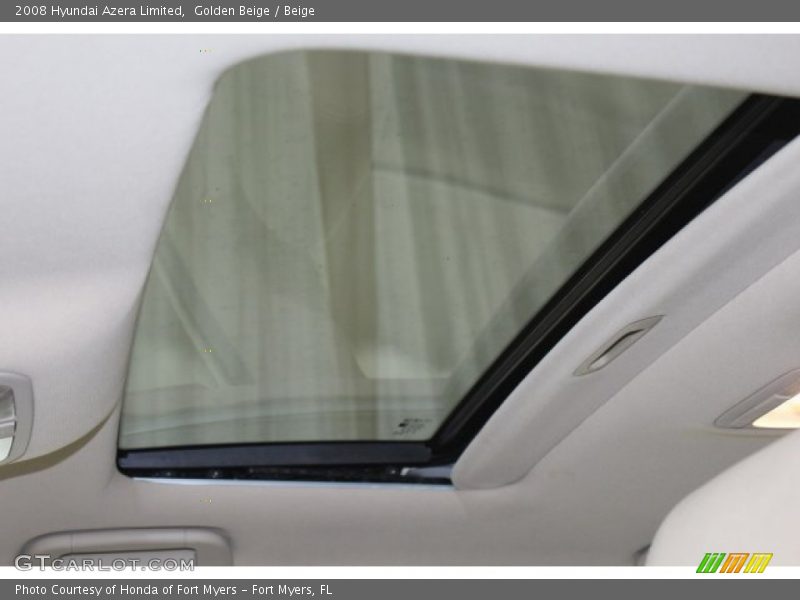 Golden Beige / Beige 2008 Hyundai Azera Limited