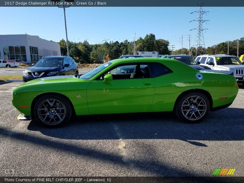 Green Go / Black 2017 Dodge Challenger R/T Scat Pack