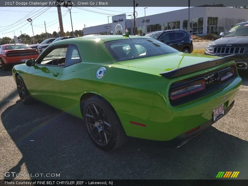 Green Go / Black 2017 Dodge Challenger R/T Scat Pack