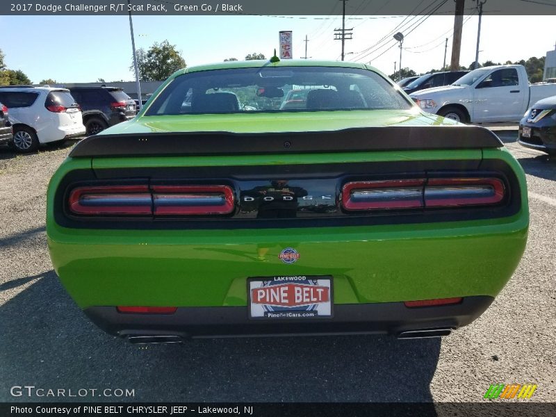 Green Go / Black 2017 Dodge Challenger R/T Scat Pack