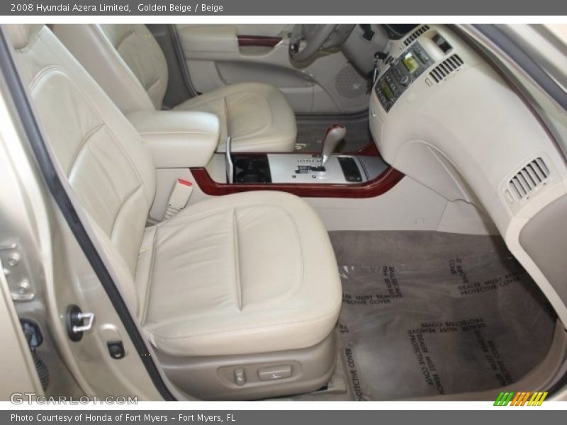 Golden Beige / Beige 2008 Hyundai Azera Limited