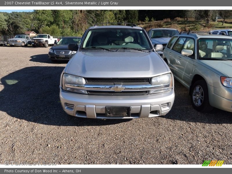 Silverstone Metallic / Light Gray 2007 Chevrolet TrailBlazer LS 4x4