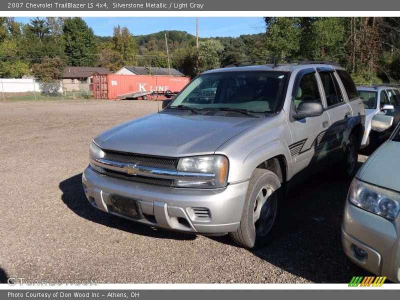 Silverstone Metallic / Light Gray 2007 Chevrolet TrailBlazer LS 4x4
