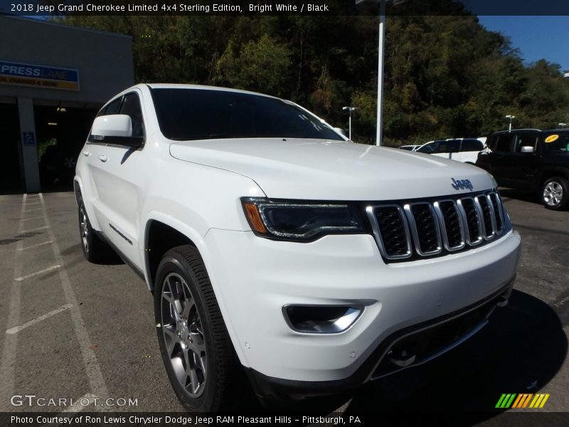 Bright White / Black 2018 Jeep Grand Cherokee Limited 4x4 Sterling Edition