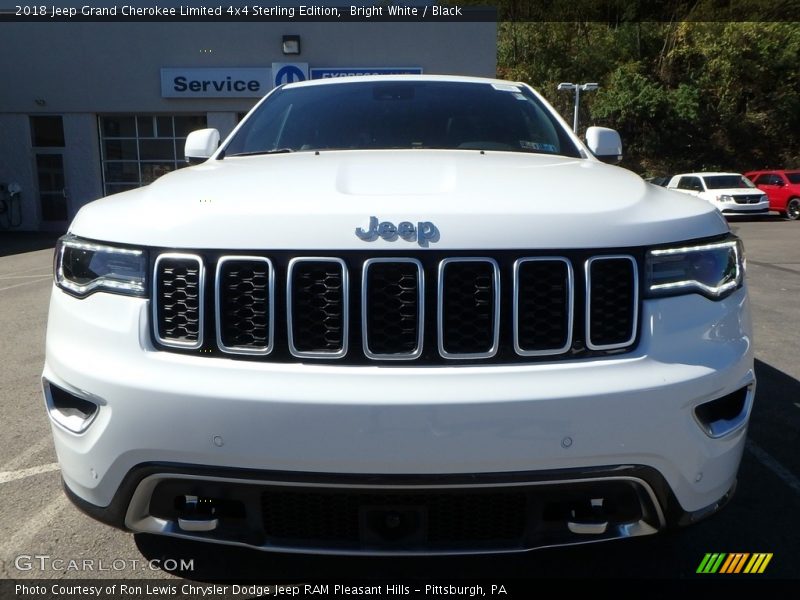 Bright White / Black 2018 Jeep Grand Cherokee Limited 4x4 Sterling Edition