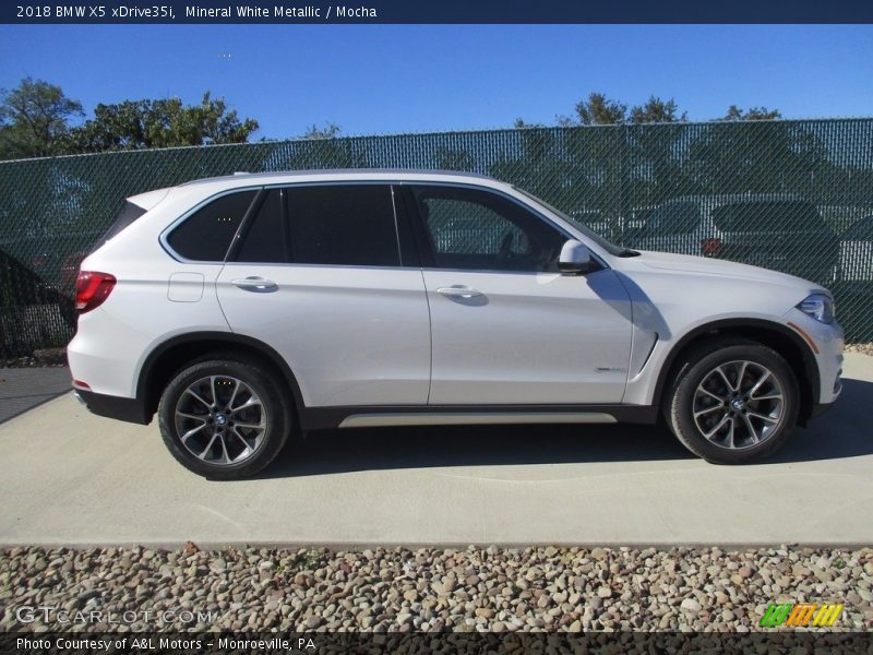 Mineral White Metallic / Mocha 2018 BMW X5 xDrive35i