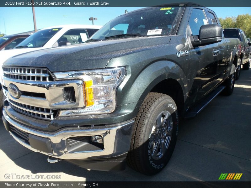 Guard / Earth Gray 2018 Ford F150 XLT SuperCab 4x4