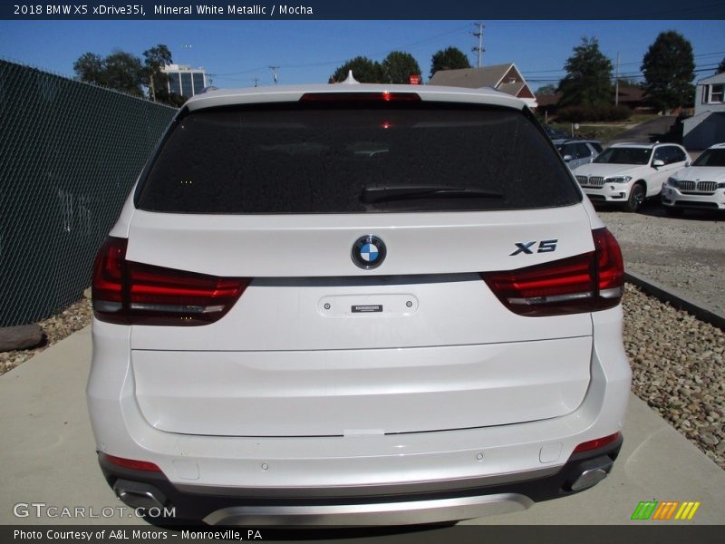 Mineral White Metallic / Mocha 2018 BMW X5 xDrive35i