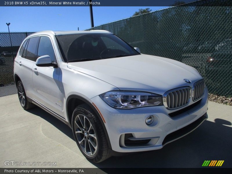 Mineral White Metallic / Mocha 2018 BMW X5 xDrive35i