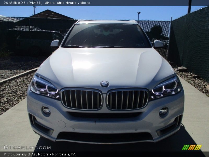 Mineral White Metallic / Mocha 2018 BMW X5 xDrive35i